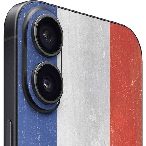 Dominican Republic Flag Distressed iPhone 16 Skin